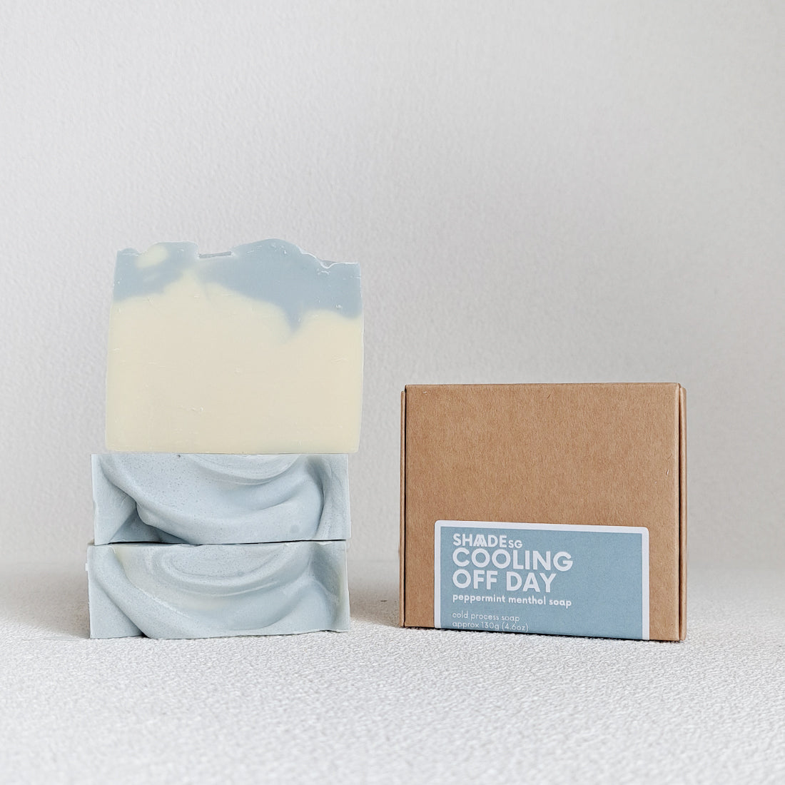 cooling off day . peppermint menthol soap