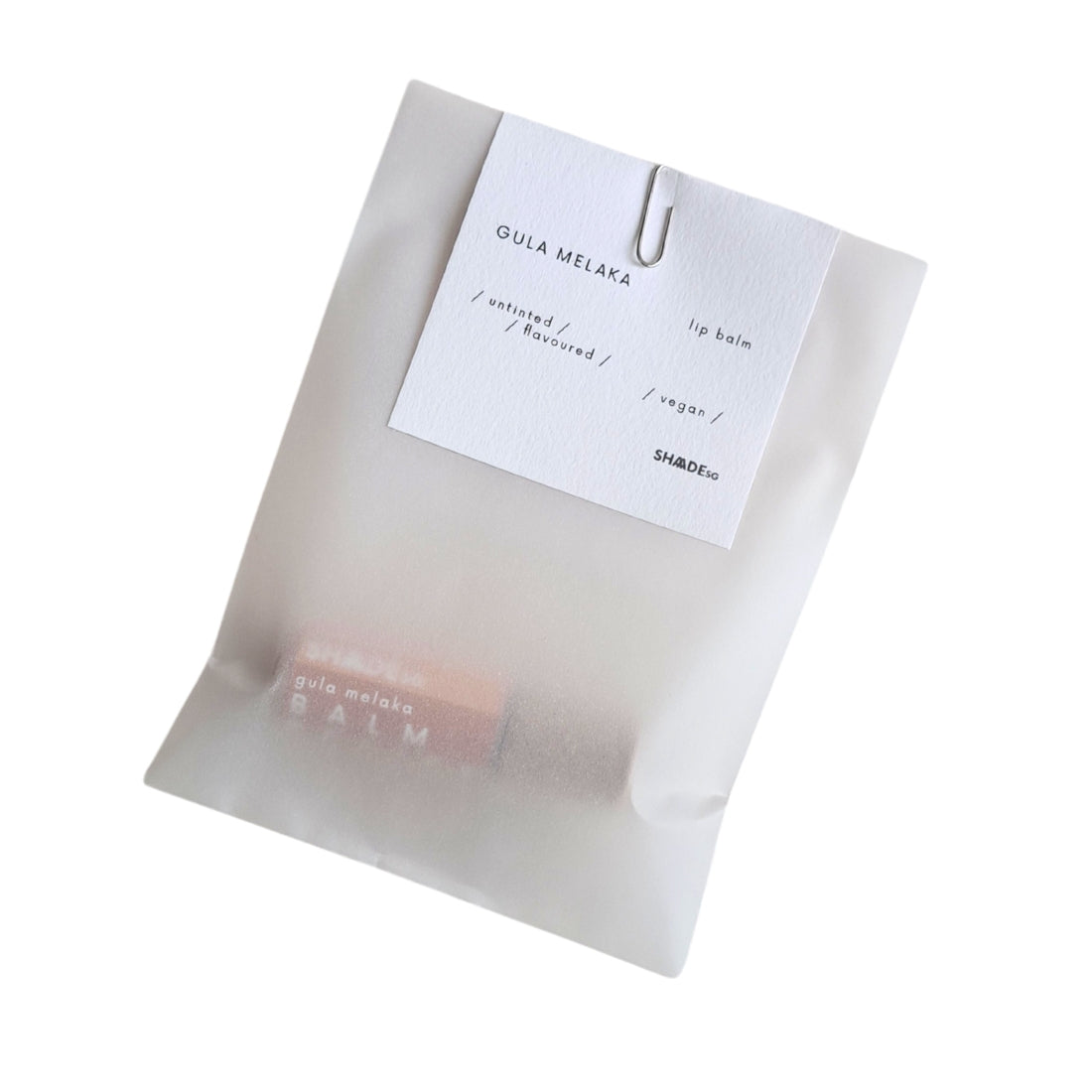 flavoured lip balm . gula melaka