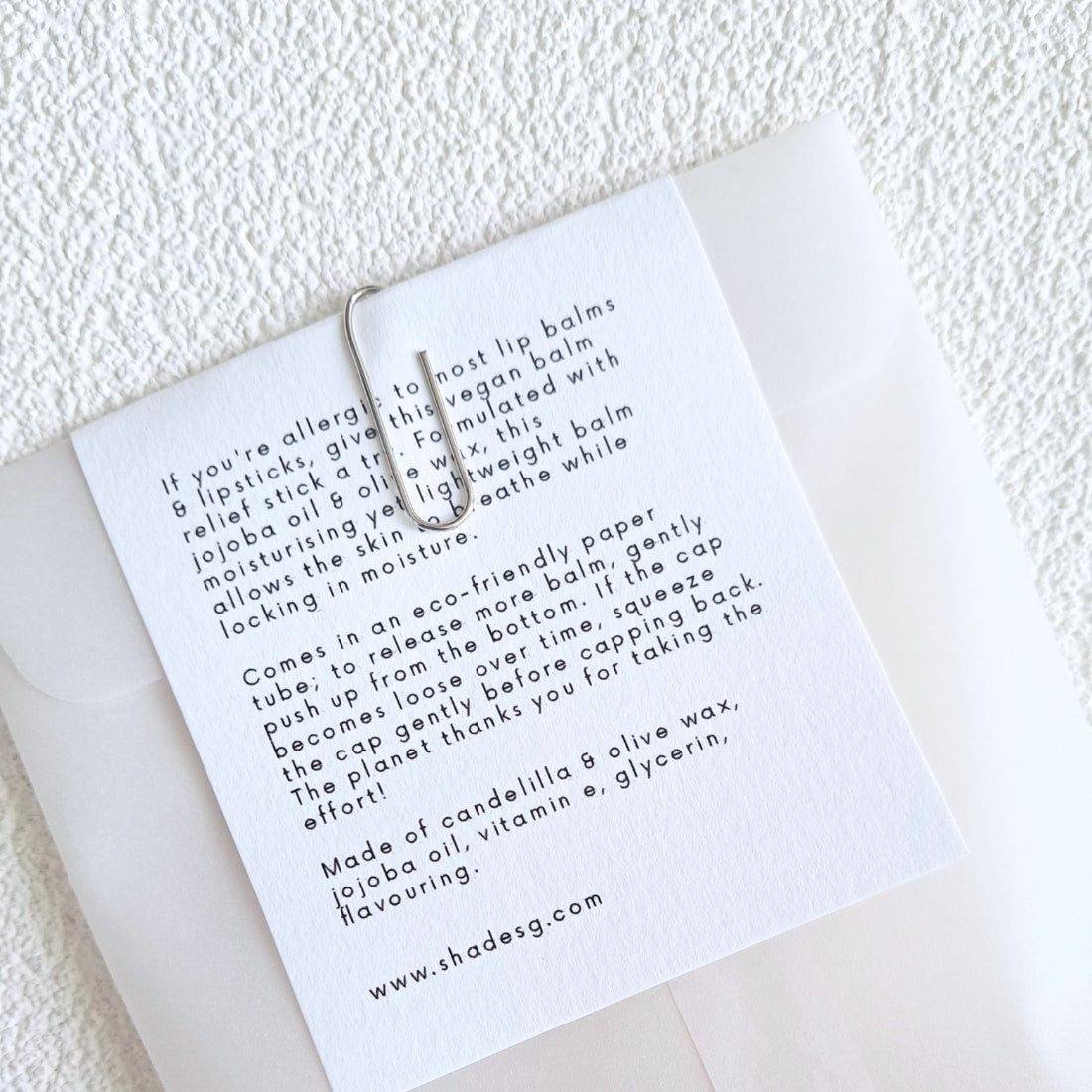 flavoured lip balm . gula melaka