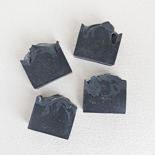 carbon milk . activated charcoal + hokkaido milk soap