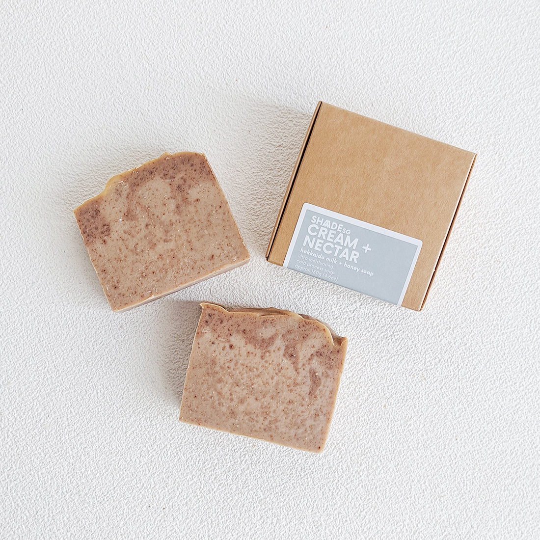 cream and nectar Hokkaido milk and honey cold process soap