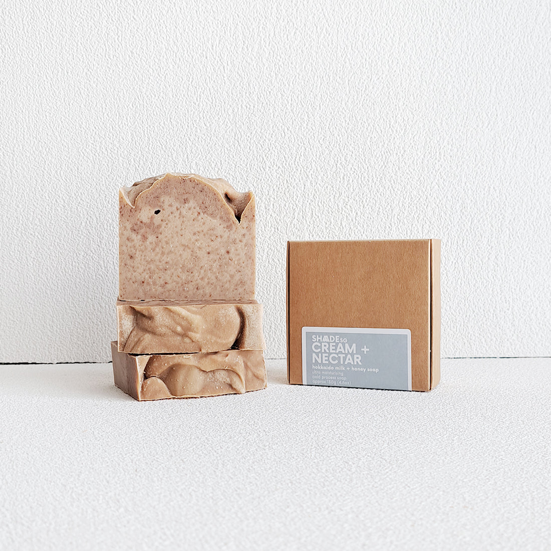 cream and nectar Hokkaido milk and honey bar soap