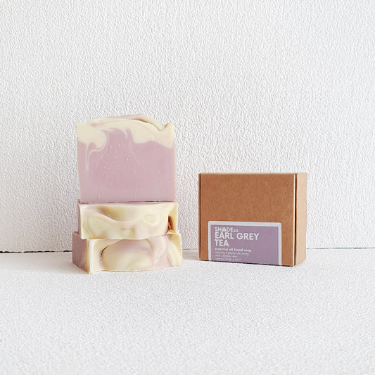 earl grey tea essential oil blend bar soap