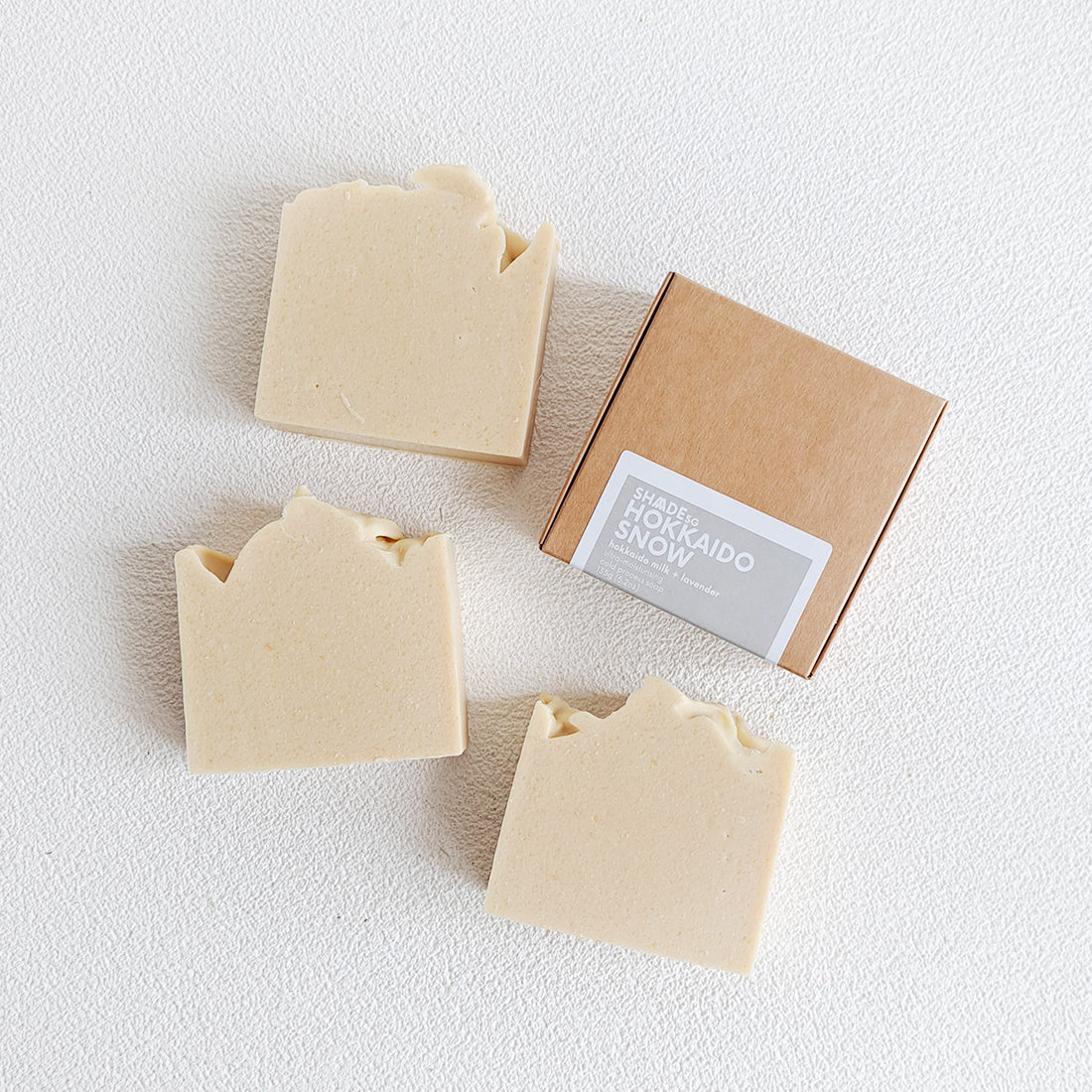 Hokkaido milk with lavender essential oil bar soap