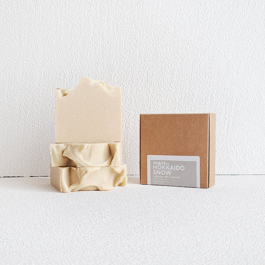 Hokkaido milk with lavender essential oil bar soap