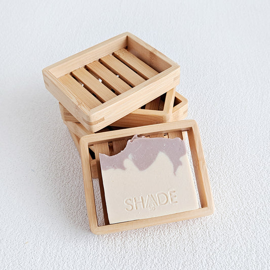 bamboo soap dish rack