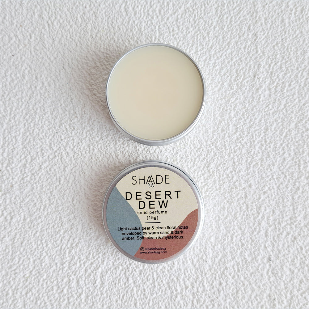 desert dew vegan solid perfume cologne fragrance