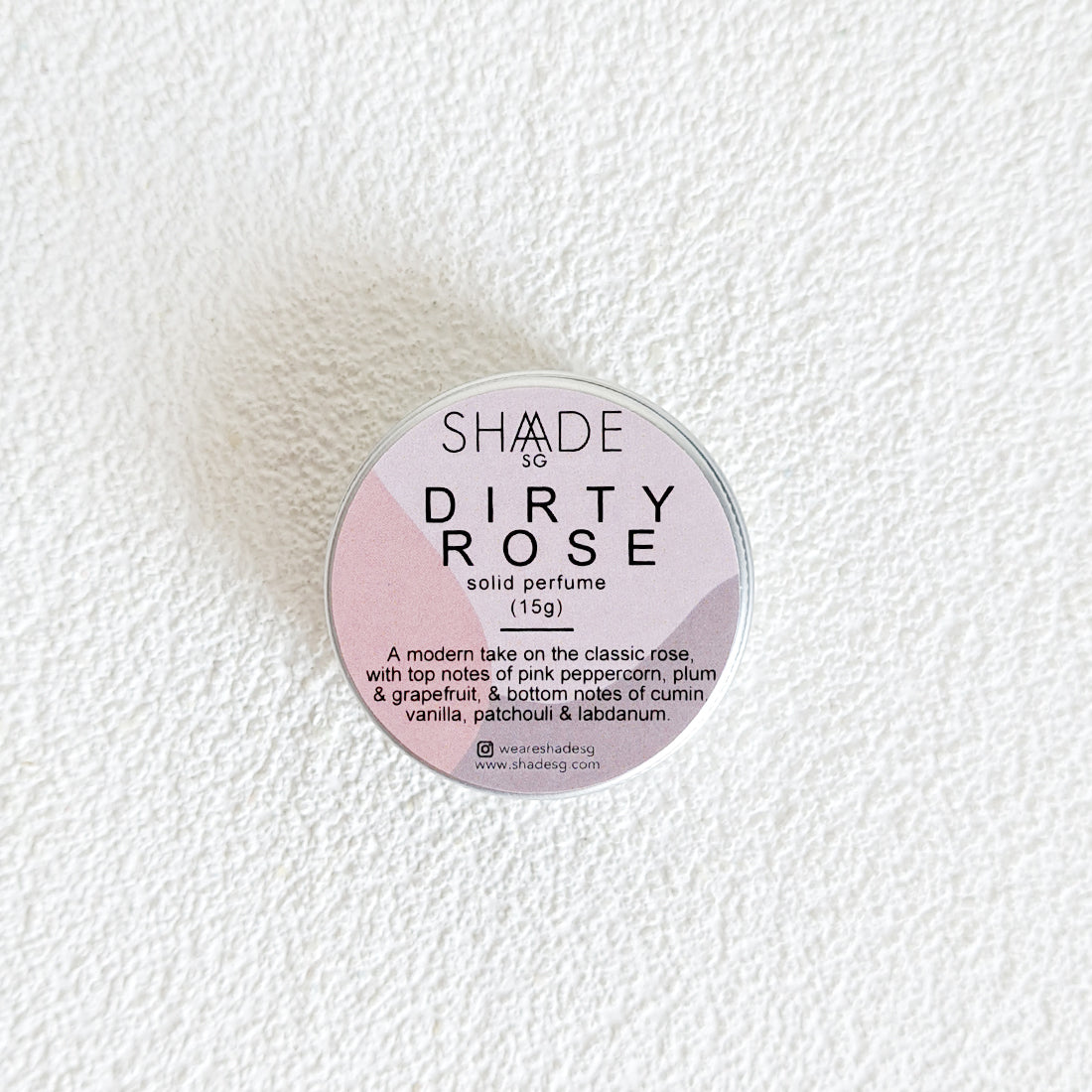 dirty rose vegan solid perfume