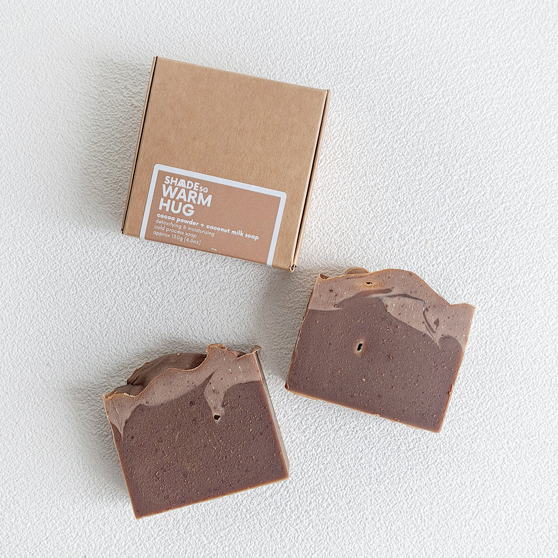warm hug vanilla scented coconut milk vegan bar soap