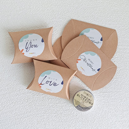 gift packaging . solid perfume pillow box