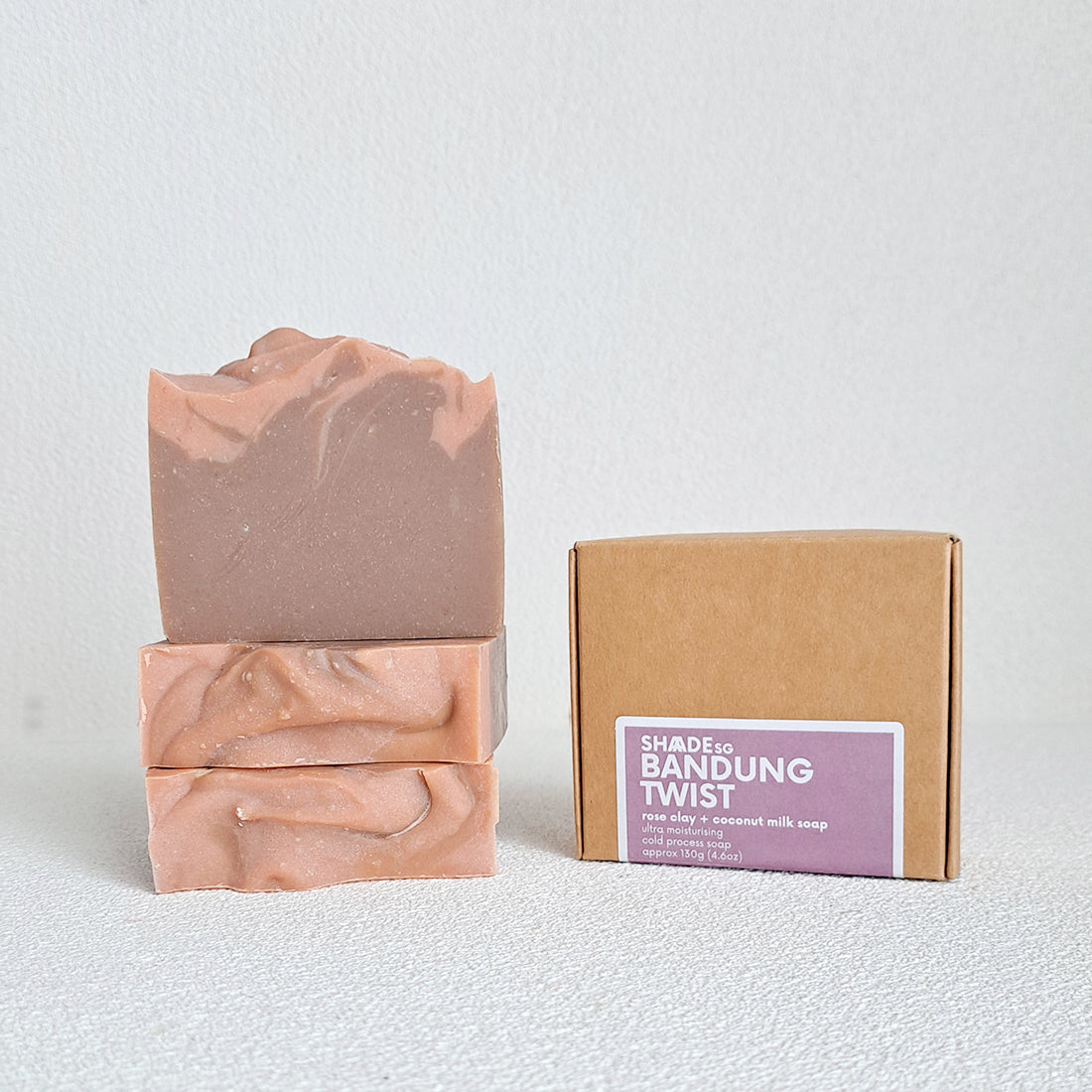 bandung twist . geranium + coconut milk soap