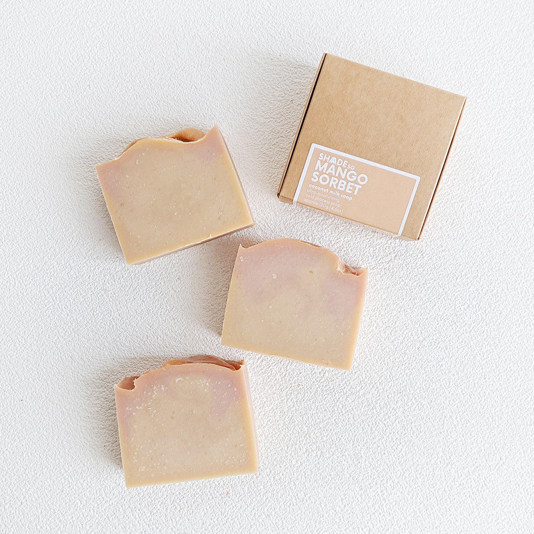 mango scented coconut milk vegan bar soap