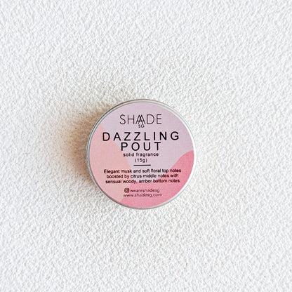 solid perfume . dazzling pout
