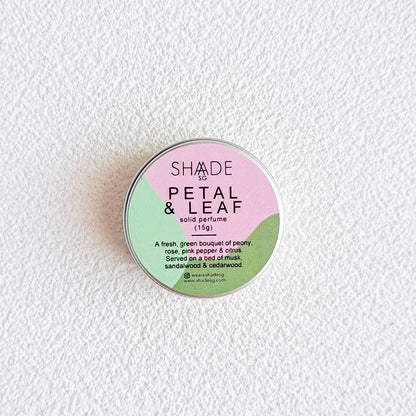 solid perfume . petal & leaf